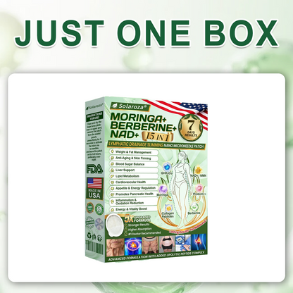 🏆Official Pharmacy Direct | Solaroza® Moringa & Berberine 15-IN-1 Nano Microneedle Patch