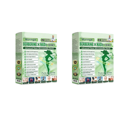 FDA Registered & GMP Certified  | 🧑‍⚕️🩺 Solaroza® Moringa & Berberine 10-IN-1 Advanced NanoMicroneedle Patch |  Backed by Scientific Evidence |10-in-1 Formula | Results in 5 Days