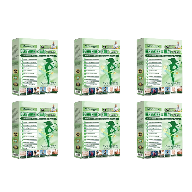 FDA Registered & GMP Certified  | 🧑‍⚕️🩺 Solaroza® Moringa & Berberine 10-IN-1 Advanced NanoMicroneedle Patch |  Backed by Scientific Evidence |10-in-1 Formula | Results in 5 Days