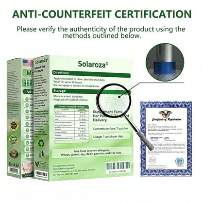🏆Official Pharmacy Direct | Solaroza® Moringa & Berberine 15-IN-1 Nano Microneedle Patch