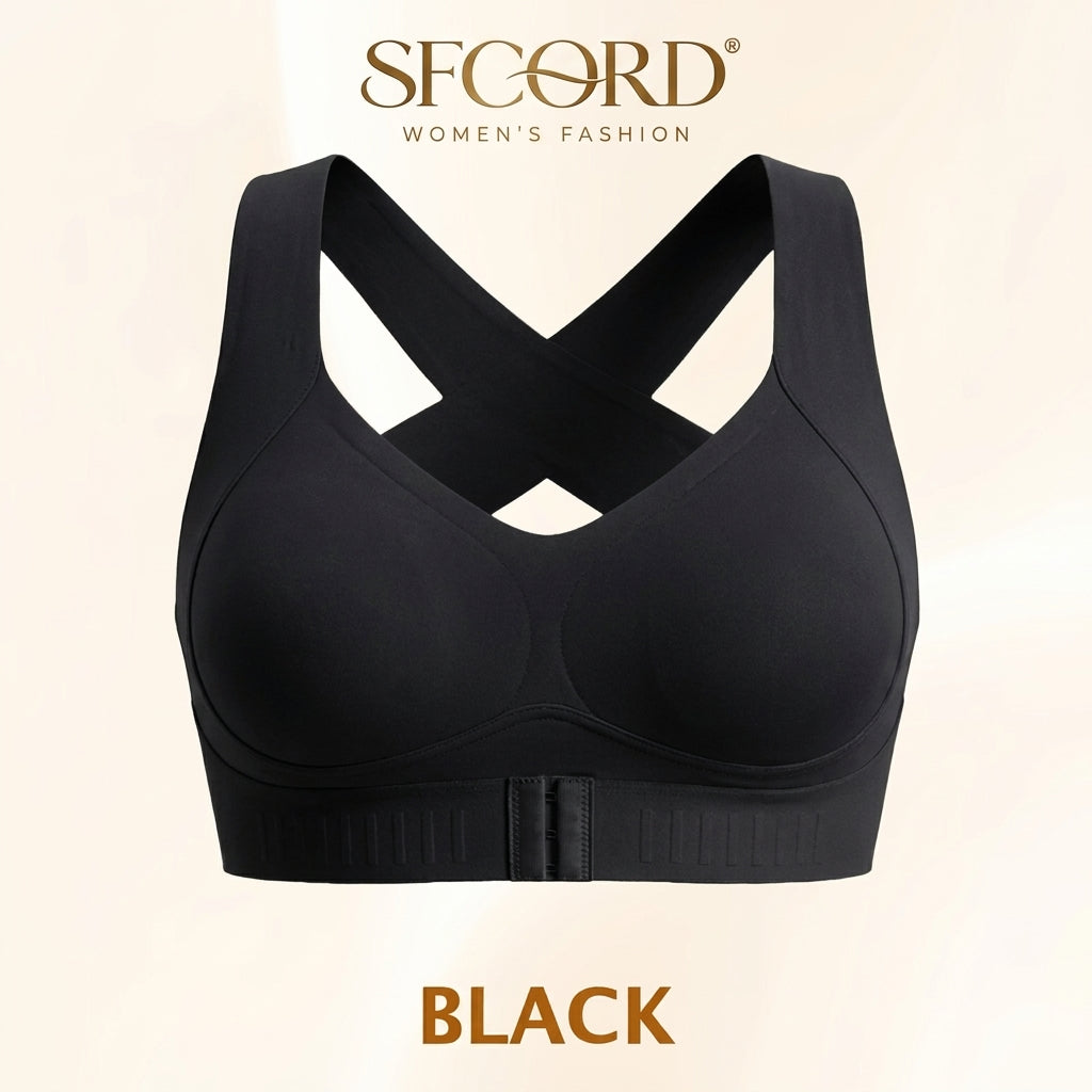 SFRCORD® X-Back Posture Support Bra — Aligns Spine, Eases Back Pain, No Digging Straps